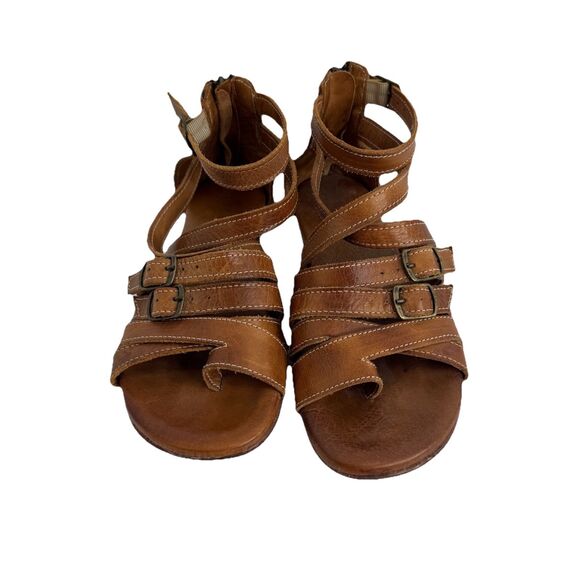 Bed Stu Miya Women's Leather Gladiator Style Sandals (Tan Rustic) US Sz. 6 - Picture 2 of 10